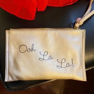 Gold Makeup Clutch Bag or Pencil Case